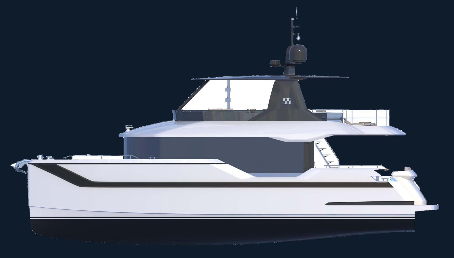 OBLUE 55 side profile